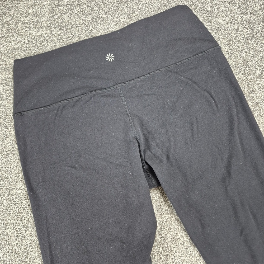 Athleta Transcend 7/8 Tight Womens Large Black High Rise Leggings
